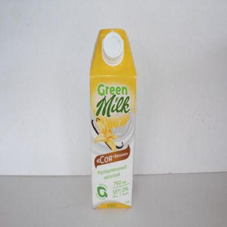 Молоко соя+ваниль  Green milk 0.75л
